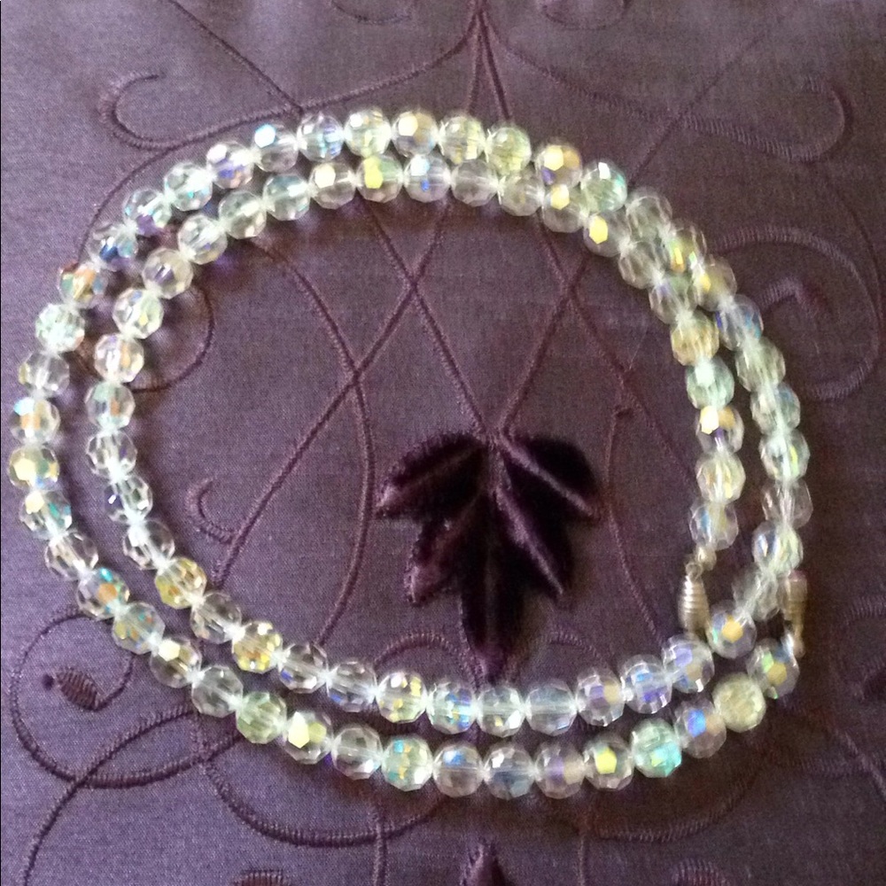 Crystal necklace 26 in